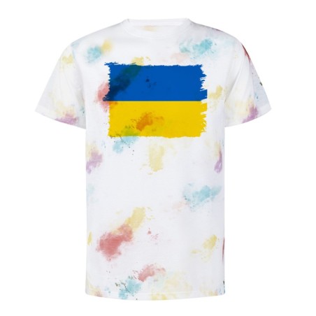 CAMISETA MARCAS COLORES bandera de Ucrania unidad patria paz personalizada