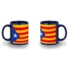 TAZA COLOR RECUADRO CATALUÑA BANDERA EMBLEMA LOGO color mug jarra cerveza te infusión