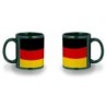 TAZA COLOR RECUADRO ALEMANIA BANDERA NACIONAL color mug jarra cerveza te infusión