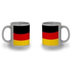 TAZA COLOR RECUADRO ALEMANIA BANDERA NACIONAL color mug jarra cerveza te infusión