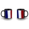 TAZA COLOR RECUADRO BANDERA DE FRANCIA LIBERTAD color mug jarra cerveza te infusión