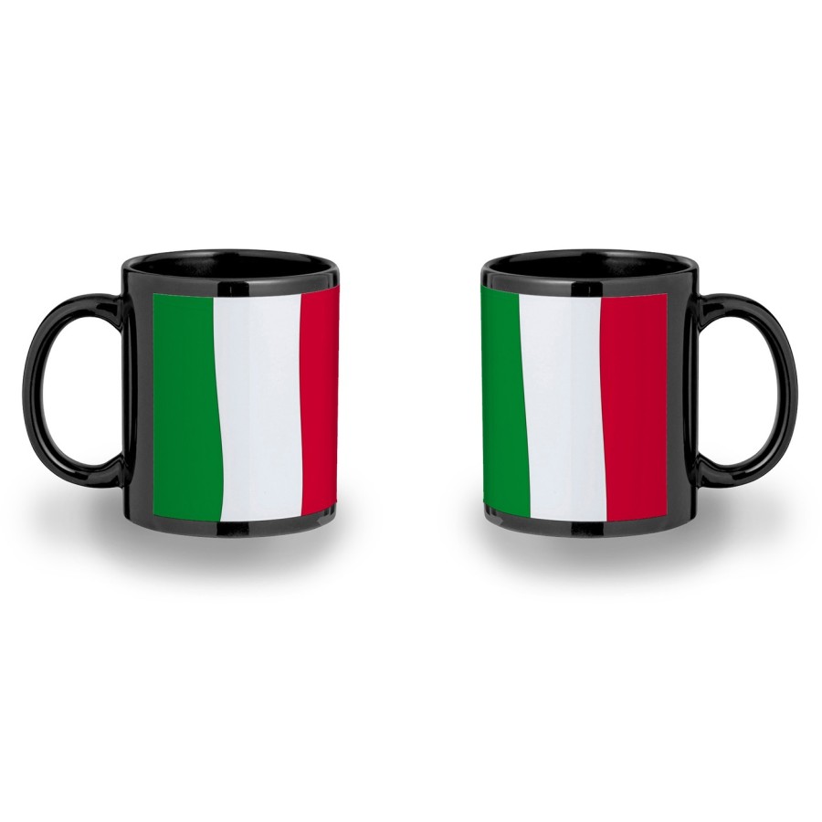 TAZA COLOR RECUADRO BANDERA DE ITALIA ROMA color mug jarra cerveza te infusión