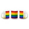 TAZA CON DEGRADADO BANDERA DIA ORGULLO GAY color personalizada