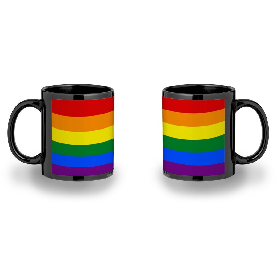 TAZA COLOR RECUADRO BANDERA DIA ORGULLO GAY color mug jarra cerveza te infusión