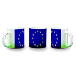 TAZA CON DEGRADADO BANDERA UNION EUROPEA color personalizada