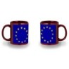 TAZA COLOR RECUADRO BANDERA UNION EUROPEA color mug jarra cerveza te infusión