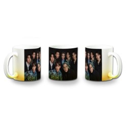 TAZA CON DEGRADADO BTS Yet To Come Dynamite Butter IDOL music color personalizada