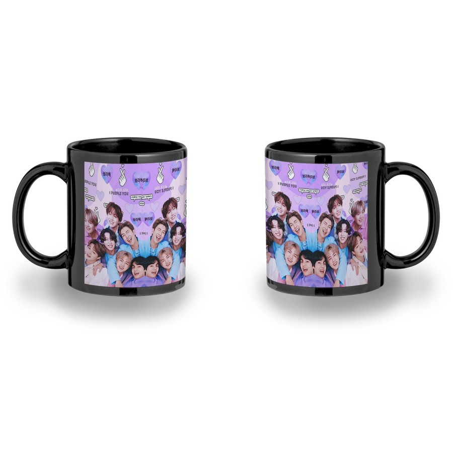 TAZA COLOR RECUADRO BTS grupo permission to dance on stage color mug jarra cerveza te infusión