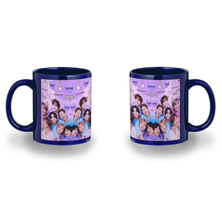 TAZA COLOR RECUADRO BTS grupo permission to dance on stage color mug jarra cerveza te infusión