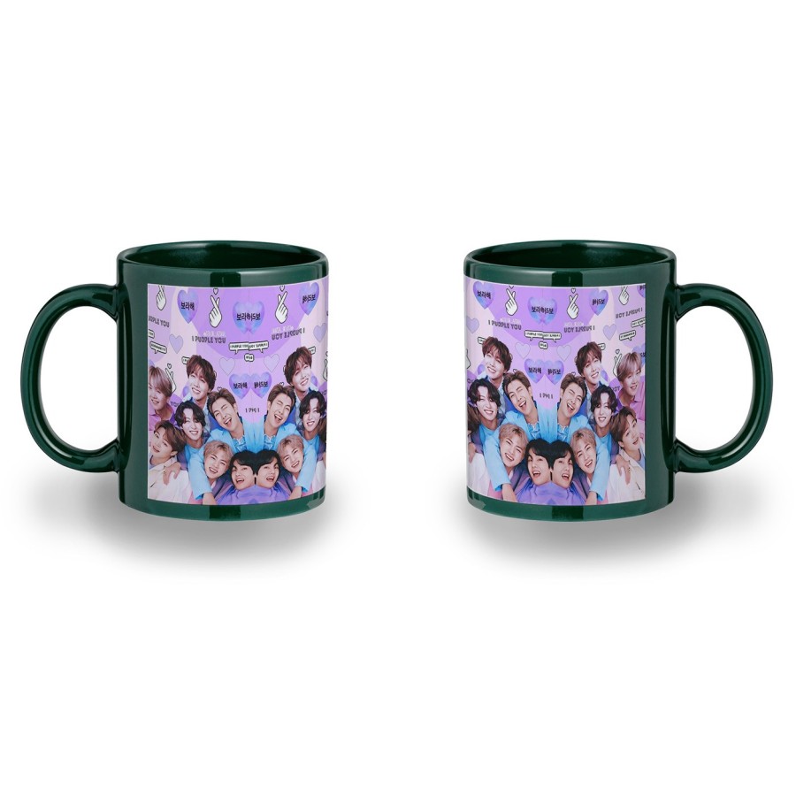TAZA COLOR RECUADRO BTS grupo permission to dance on stage color mug jarra cerveza te infusión
