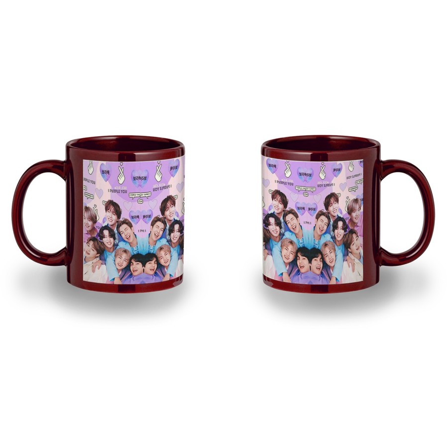TAZA COLOR RECUADRO BTS grupo permission to dance on stage color mug jarra cerveza te infusión