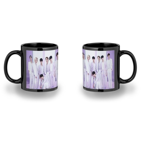 TAZA COLOR RECUADRO Run BTS Born singer no more dream N.O color mug jarra cerveza te infusión