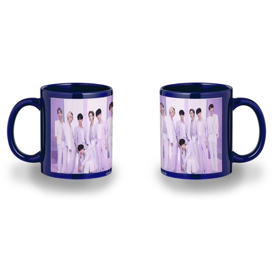 TAZA COLOR RECUADRO Run BTS Born singer no more dream N.O color mug jarra cerveza te infusión