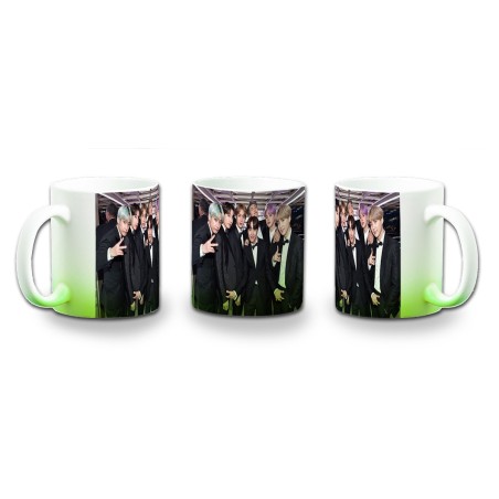 TAZA CON DEGRADADO BTS GALA MAP OF THE SOUL KPOP color personalizada