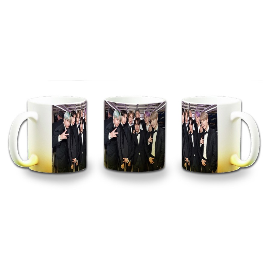 TAZA CON DEGRADADO BTS GALA MAP OF THE SOUL KPOP color personalizada