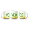 TAZA CON DEGRADADO LOGO PARTIDO VOX DERECHA POLITICA color personalizada