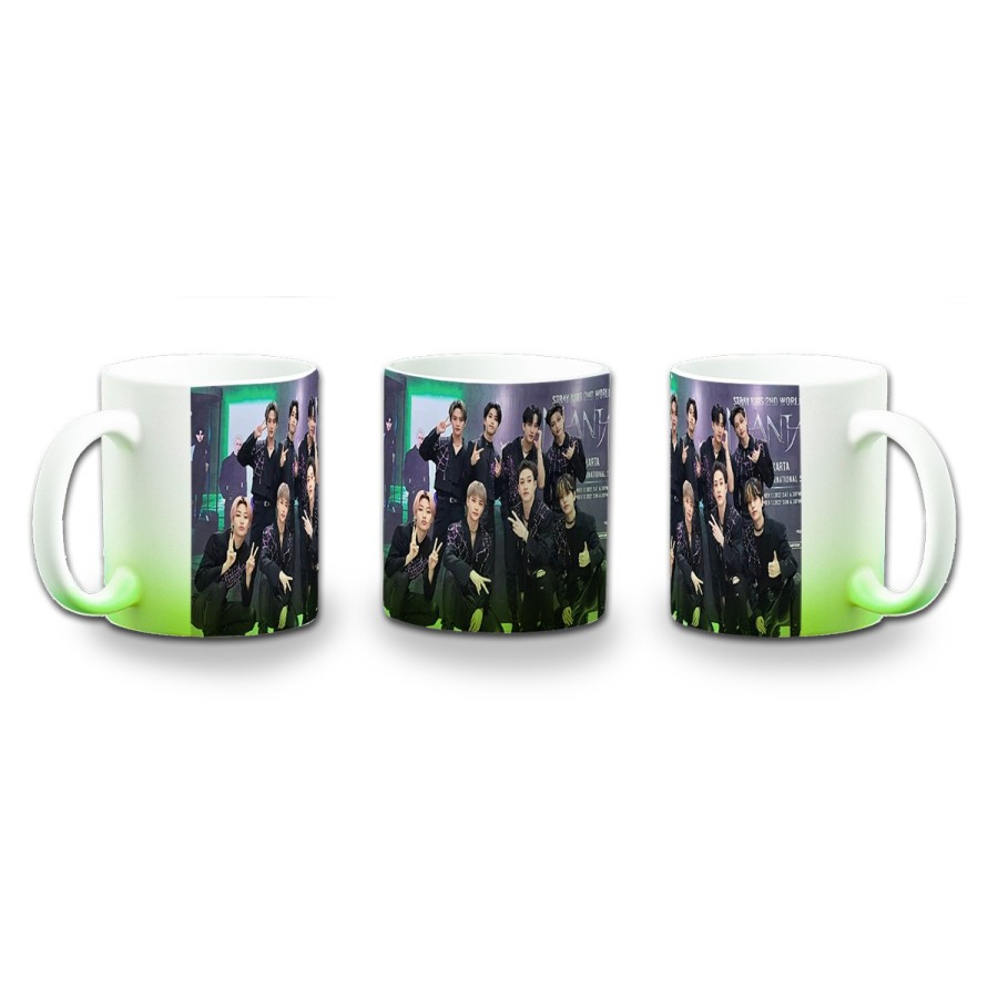 TAZA CON DEGRADADO Stray kids Love Untold rock hip-hop deep end color personalizada